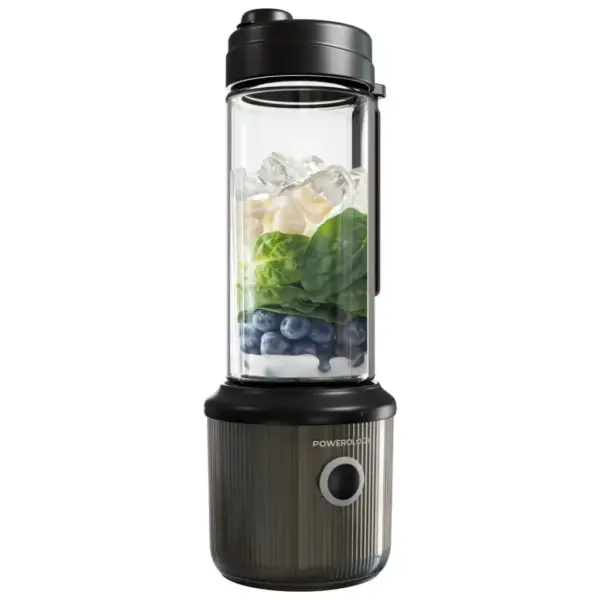 POWEROLOGY PRESS & REFRESH PORTABLE BLENDER | BLACK